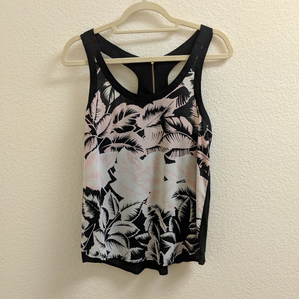 Express Top in Pink, Black, and White